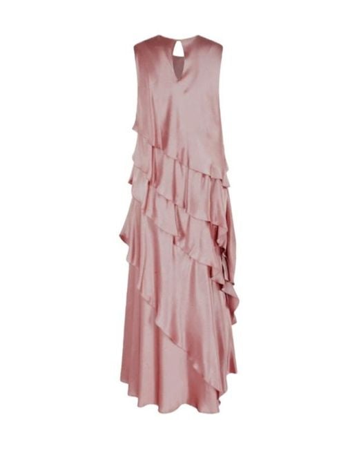 Antonelli Pink Round-Neck Dress