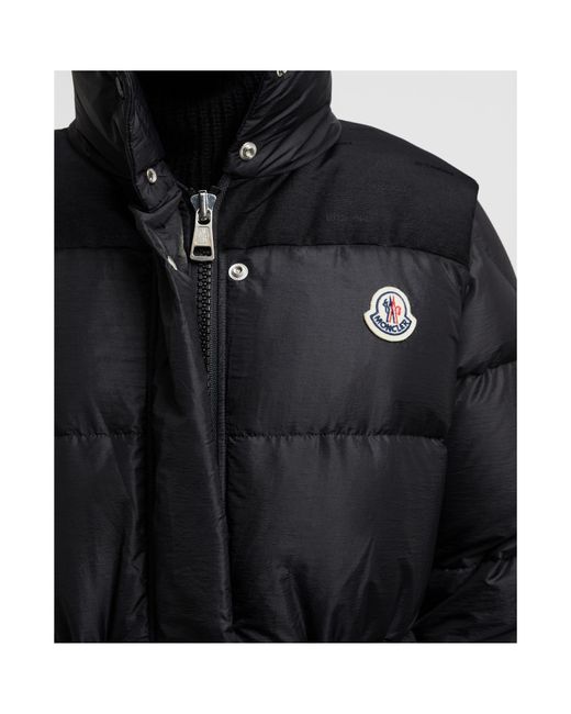 Moncler Black Verone Down Long Coat