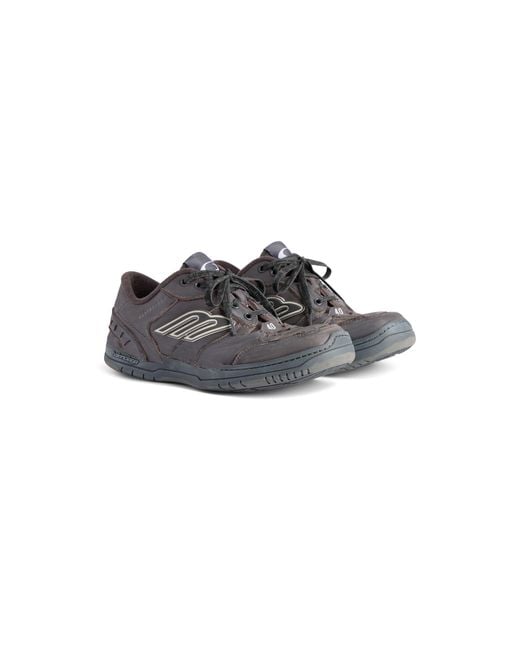 Balenciaga Gray Hamptons Worn-Out Sneaker for men