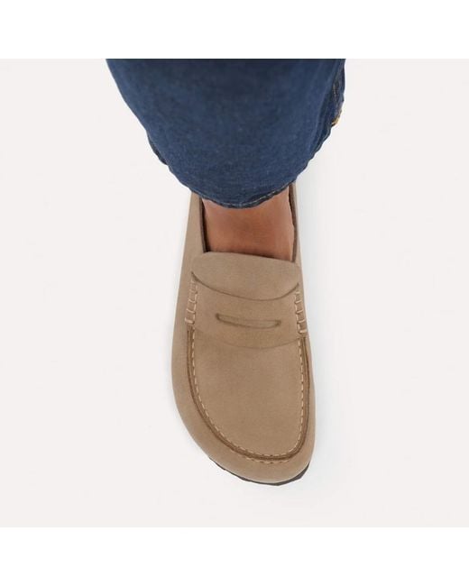 Birkenstock Brown Naples Wrapped Natural Leather Oiled for men