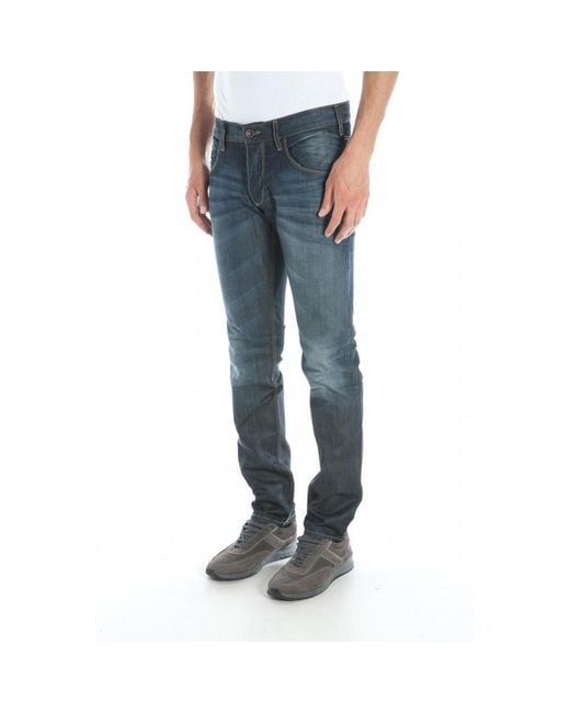 Armani Jeans Blue Five-Pocket Jeans for men