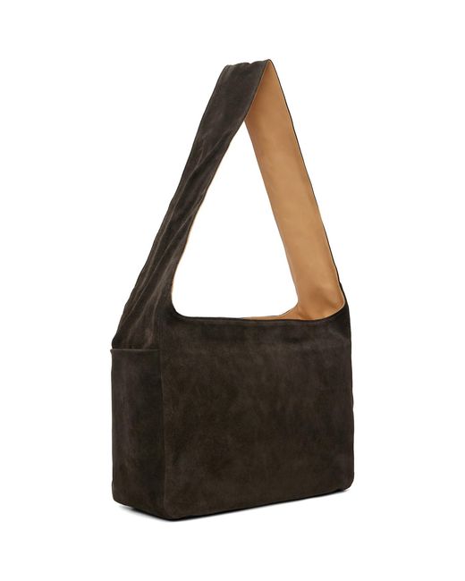 Our Legacy Black Grande Brick Suede Tote Bag