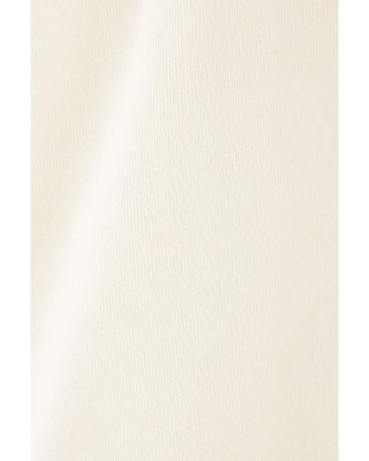 Bottega Veneta White Cropped Crewneck T-Shirt
