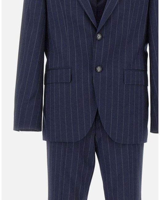 Boss Blue Boss Two-Piece Striped Tailored Suit for men
