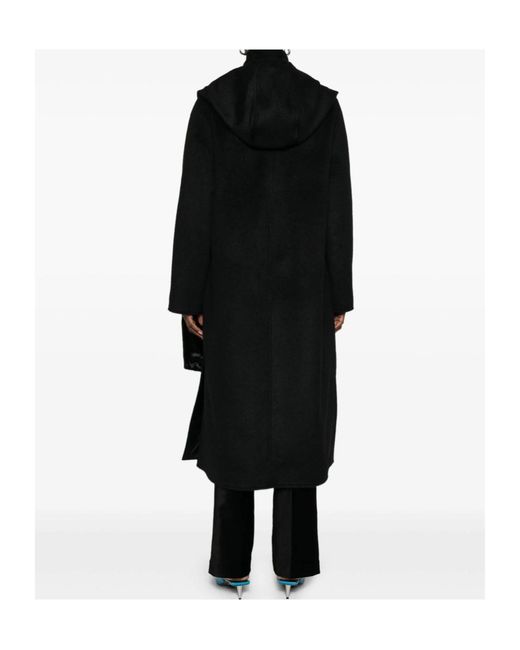 Forte_forte Black Long-Sleeved Coat