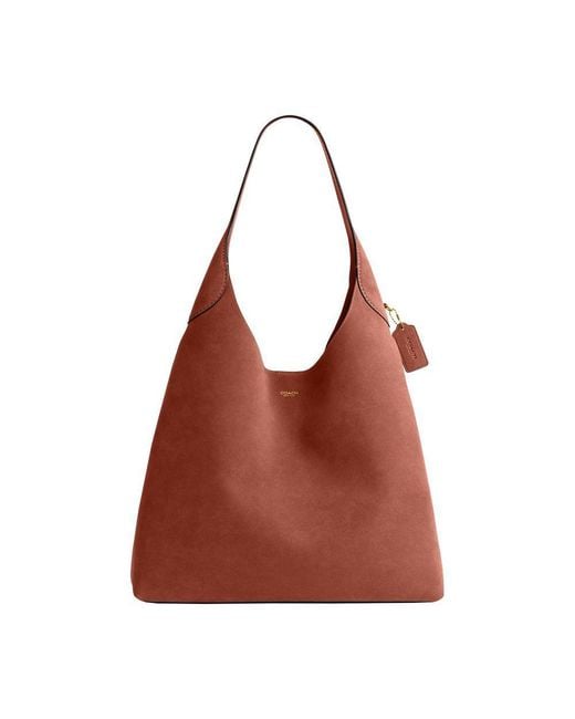 COACH Brown Brooklyn 39 Hobo Bag