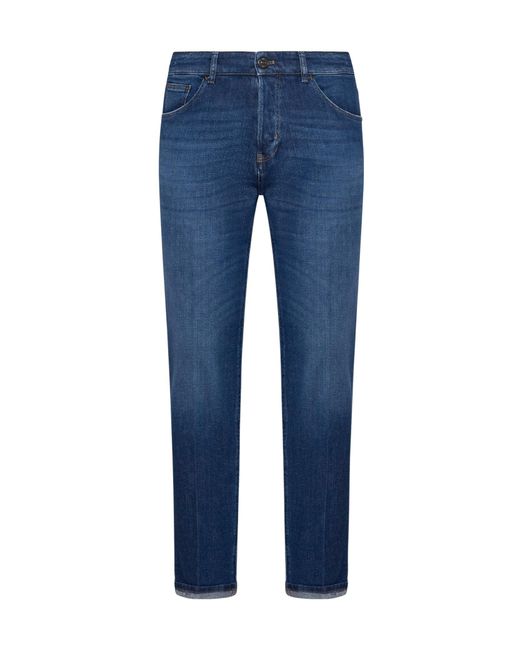 Pt Pantaloni Blue Reggae Tapered Jeans for men