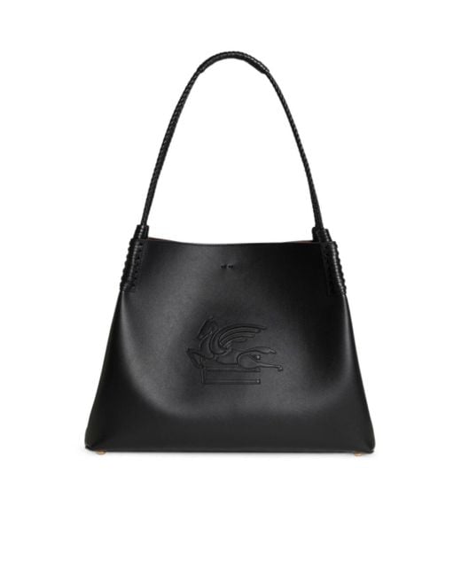 Etro Black Medium Libra Tote Bag