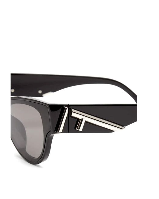 Fendi Black Eyewear Cat-Eye Frame Sunglasses for men
