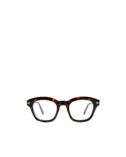 Tom Ford White Eyewear Square Frame Glasses for men