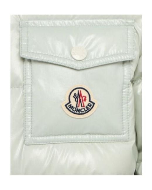 Moncler Gray Hooded Down Jacket