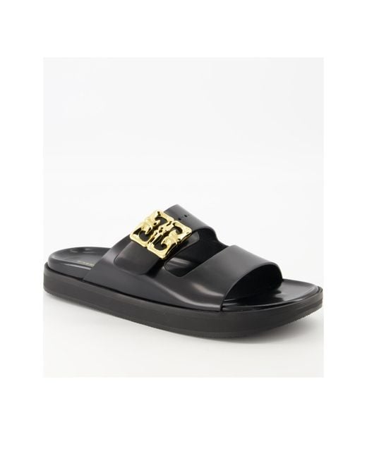 Givenchy Black 4G Buckled Sandals