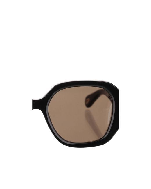 Chloé Multicolor Chloé Eyewear Geometric Frame Sunglasses