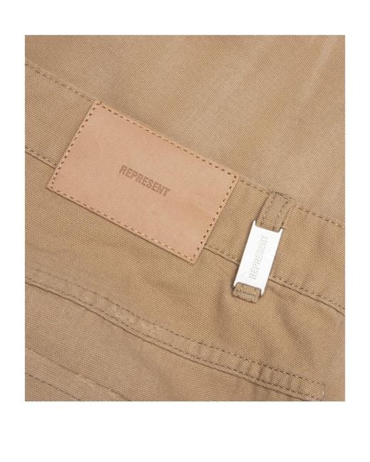 Represent Natural Belt Loop Shorts for men