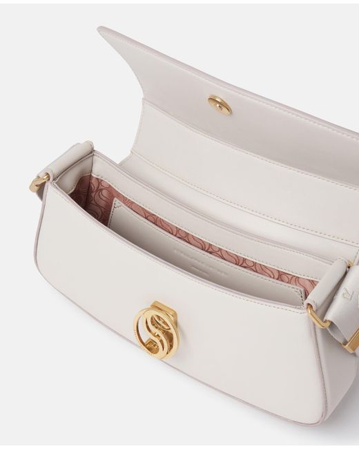Stella McCartney Natural S-Wave Shoulder Bag