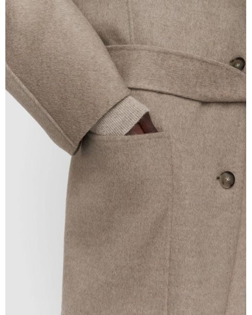 Joseph Natural Spencer Double Face Cashmere Coat