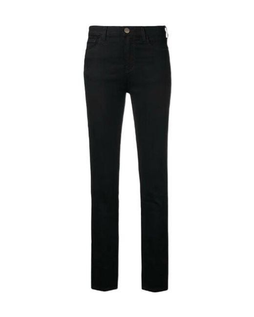 Emporio Armani Black Logo Denim Pants