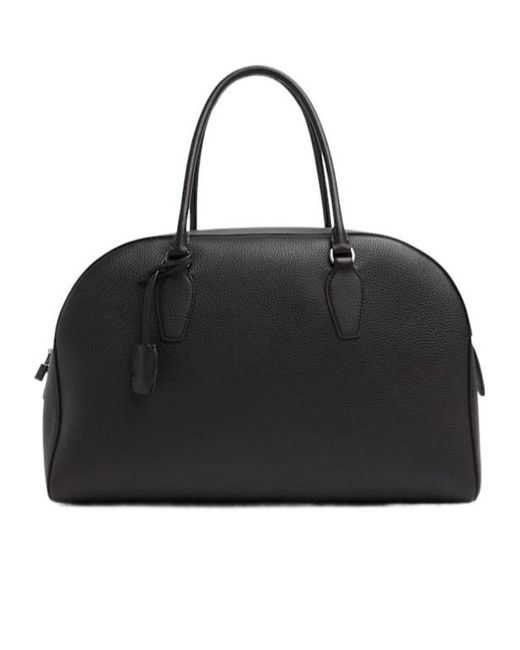 The Row Black Zippered Handbag