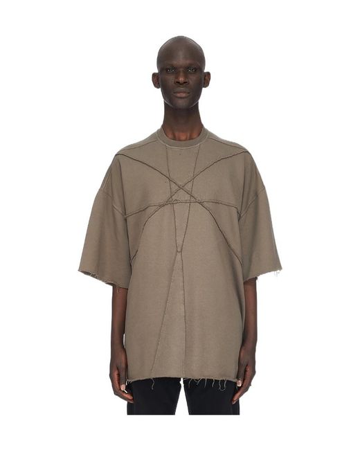 Rick Owens Brown Short-Sleeved T-Shirt for men