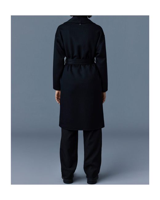 Mackage Blue Thalia Wrap Coat