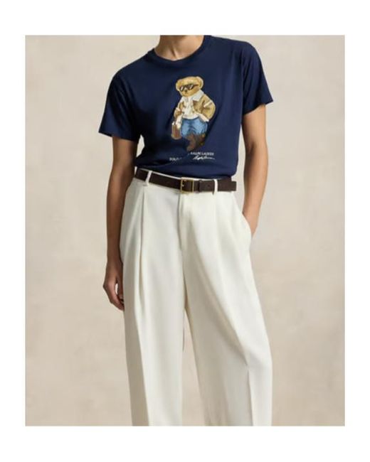 Polo Ralph Lauren Blue Crew-Neck T-Shirt