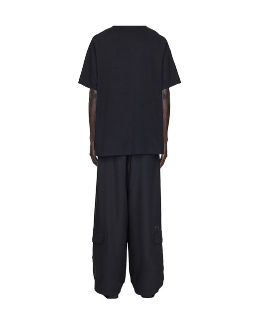 Y-3 Black Wire T-Shirt for men