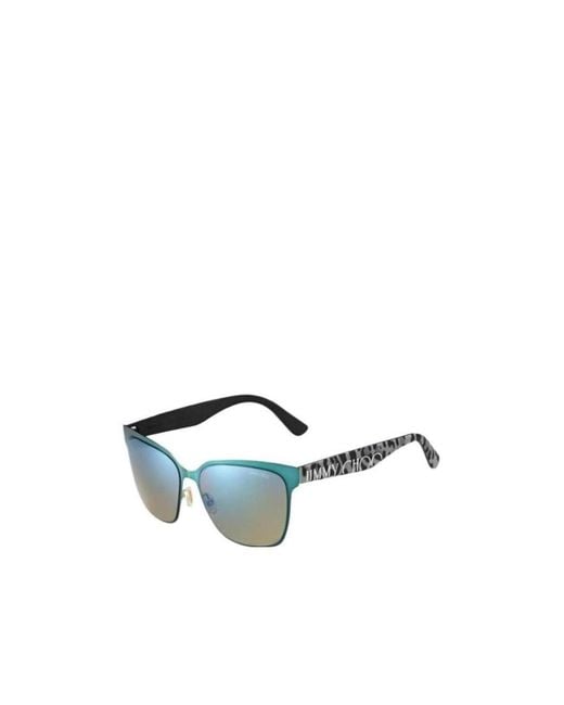 Jimmy Choo Blue Logo Sunglasses