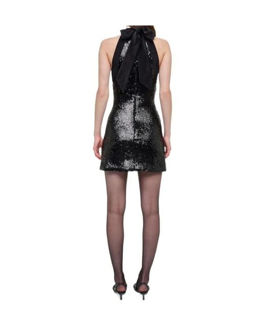 Jonathan Simkhai Black Isla Halterneck Mini Dress