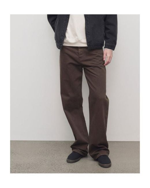 The Row Brown Siouxie Straight Leg Jeans for men