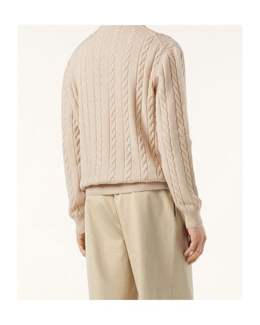 Loro Piana Natural Cedar Bomber Cardigan for men