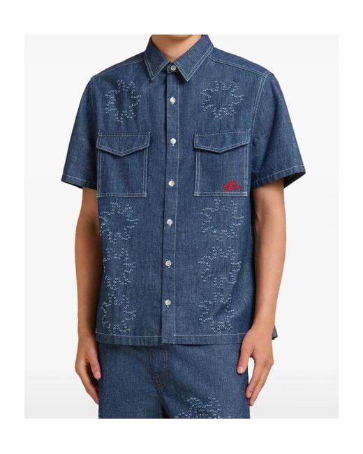 Marni Blue Pocketed Shirt for men