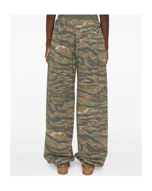 GALLERY DEPT. Green Elastic Waist Casual Pants for men
