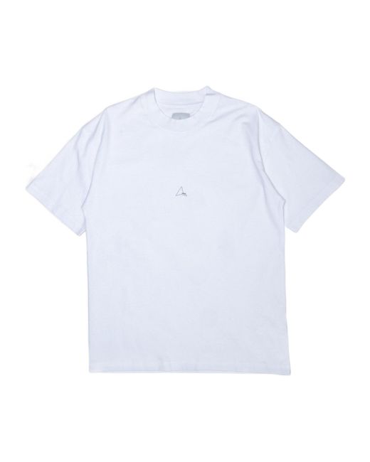 Roa White Open-Necked Shirt for men