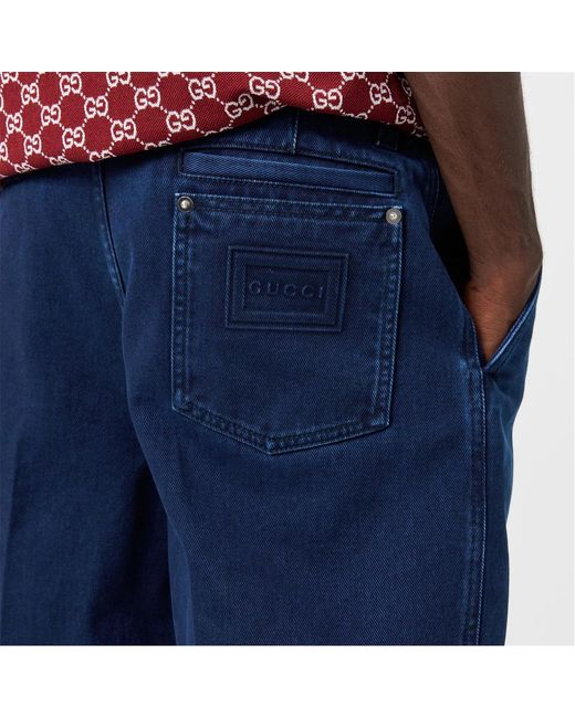 Gucci Blue Straight Jeans for men