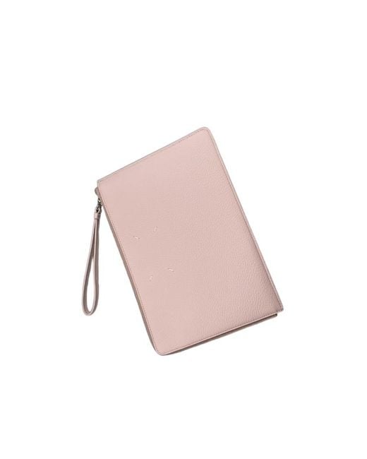 Maison Margiela Pink Logo Wallet for men