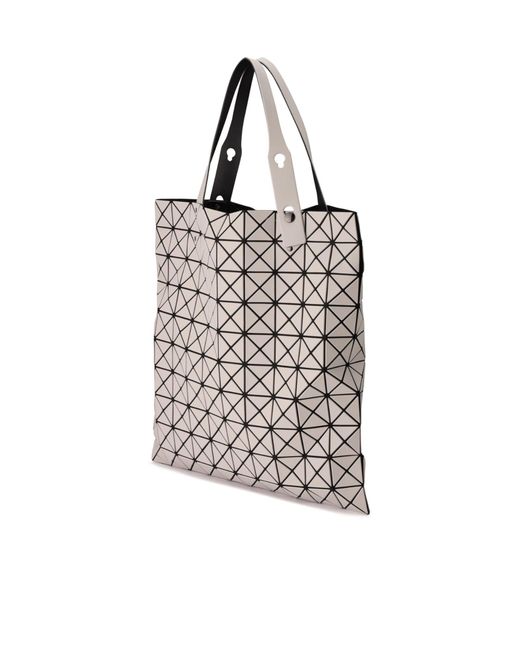 Issey Miyake White Prism Matte Tote Bag