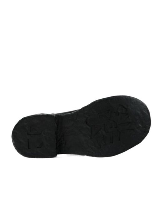 Camper Black Leather Loafers for men