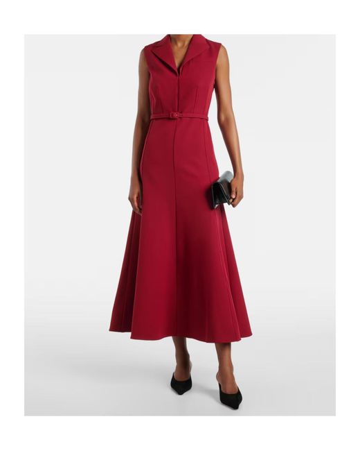 Roland Mouret Red Sleeveless Dress