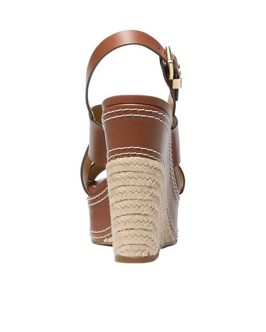 MICHAEL Michael Kors Brown Nora Wedge Sandals