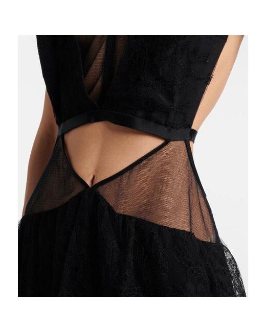 Stella McCartney Black Lace Gown