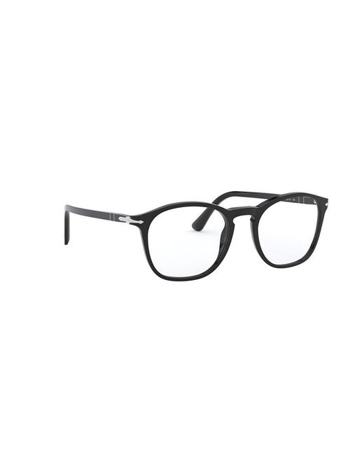 Persol White Round Frame Glasses for men