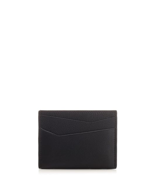 Loewe Black Bifold Embossed Wallet for men