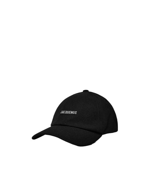 Jacquemus Black Simple Baseball Cap for men