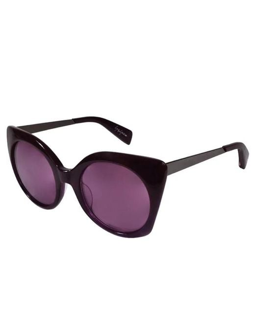Yohji Yamamoto Purple Cat Glasses Sunglasses