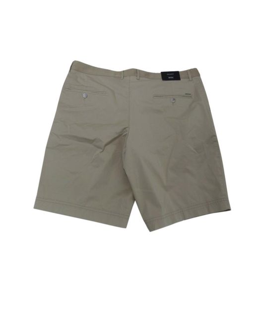Boss Gray Logo Shorts for men