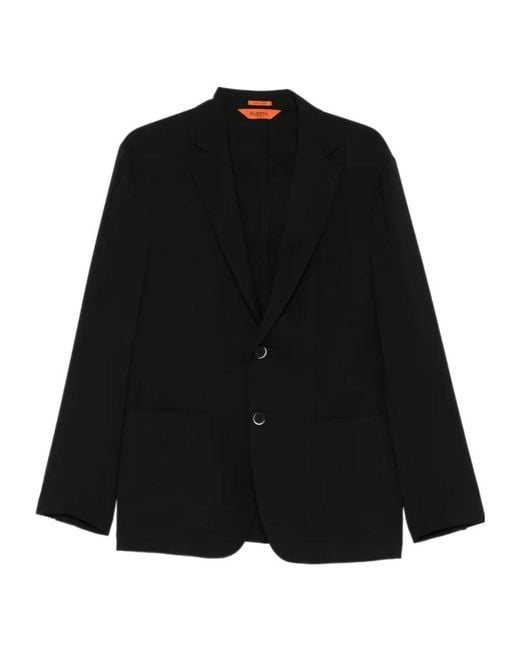 Barena Black Borgo Tropical Pocket Blazer for men