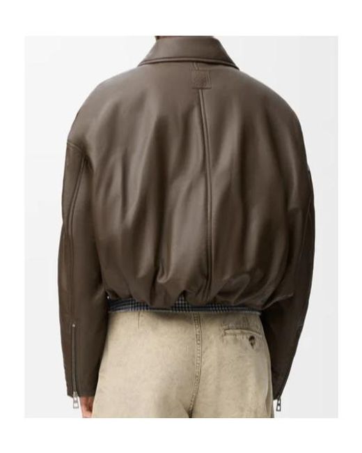 Loewe Brown Biker Jacket