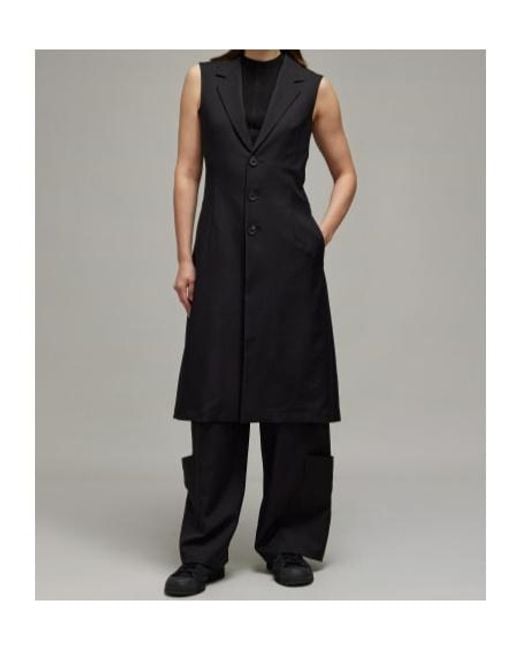 Y-3 Black Sport Uniform Tailored Patch Gilet