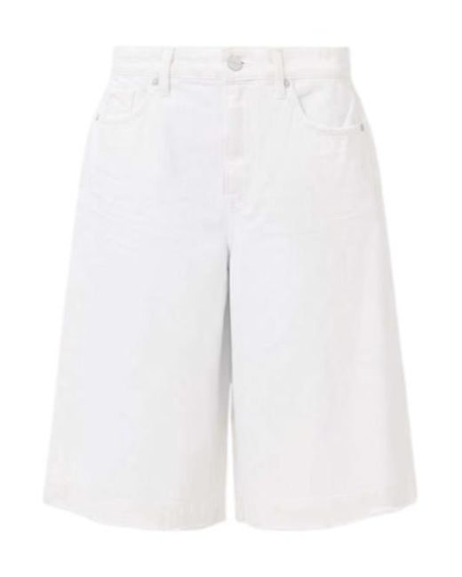 AllSaints White Louie Denim Shorts