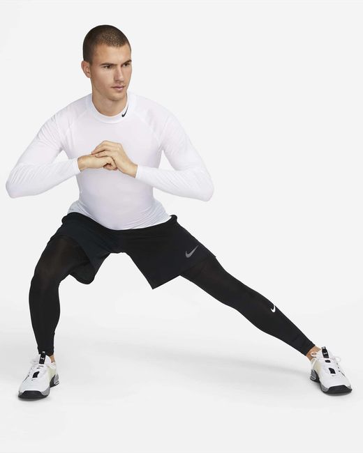 Nike Black Pro Dri-Fit Fitness Tights for men